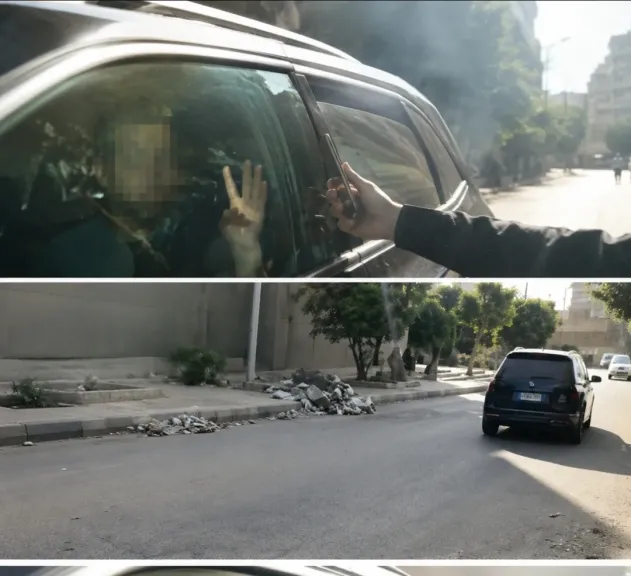 فتاة تستغيث من تعرضها لمحاوله تحرش بالشروق