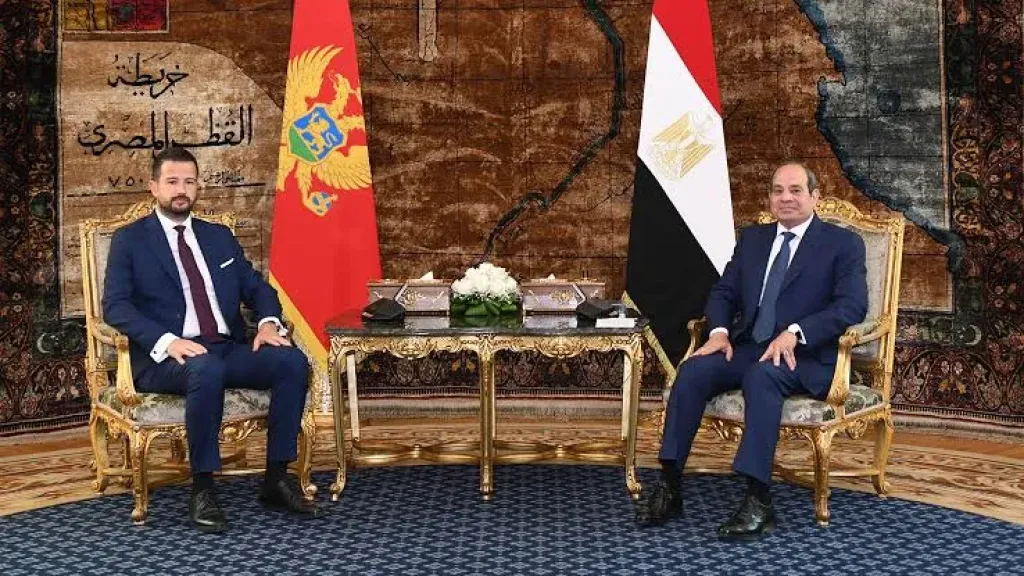 السيسي يستقبل رئيس الجبل الأسود ويبحثان تعزيز التعاون الثنائي