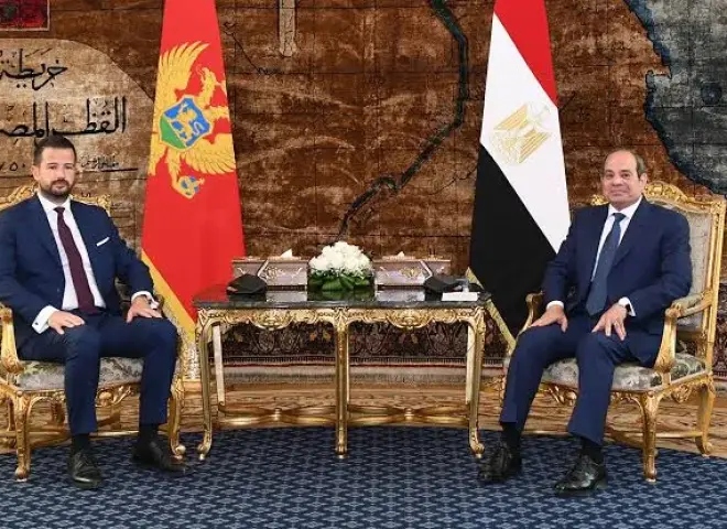 السيسي يستقبل رئيس الجبل الأسود ويبحثان تعزيز التعاون الثنائي