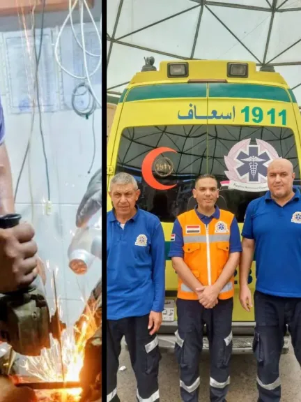 محافظ الغربية يشكر رجال الإسعاف والفرق الطبية  لإنقاذهم طفل كفر الزيات إثر اختراق جسده بسيخ حديد تسليح
