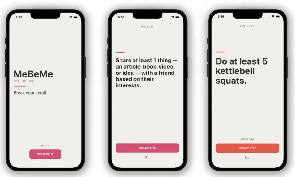 تطبيق جديد يحارب إدمان السوشيال ميديا بطريقة مختلفة.. MeBeMe يحول وقت التصفح إلى عادات إيجابية