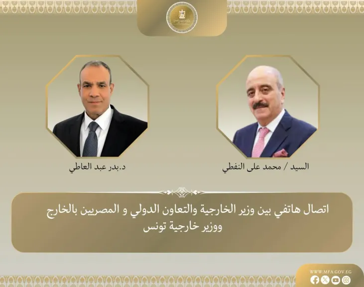 وزيرا الخارجية المصرى والتونسي يبحثان العلاقات الثنائية والتطورات الإقليمية