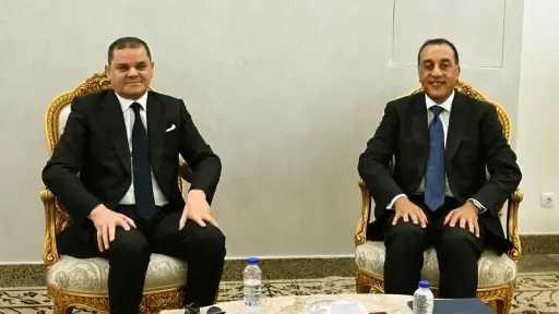 مدبولي لرئيس حكومة الوحدة الوطنية بليبيا: وضع خطة زمنية للتعاون بين البلدين في مجالات الغاز الطبيعي والاستكشافات البترولية