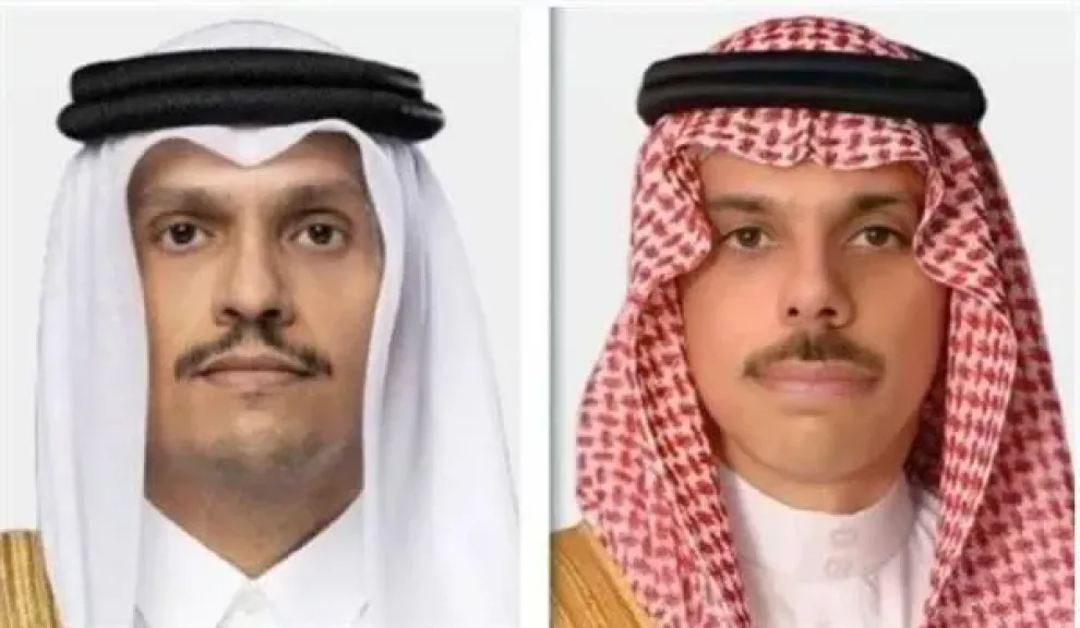وزيرا خارجية قطر والسعودية يبحثان التنسيق المشترك لخفض التصعيد