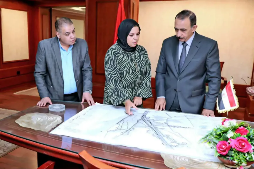 محافظ سوهاج يعتمد لوحة تحديث المخطط الاستراتيجي العام لمدينة المنشأة
