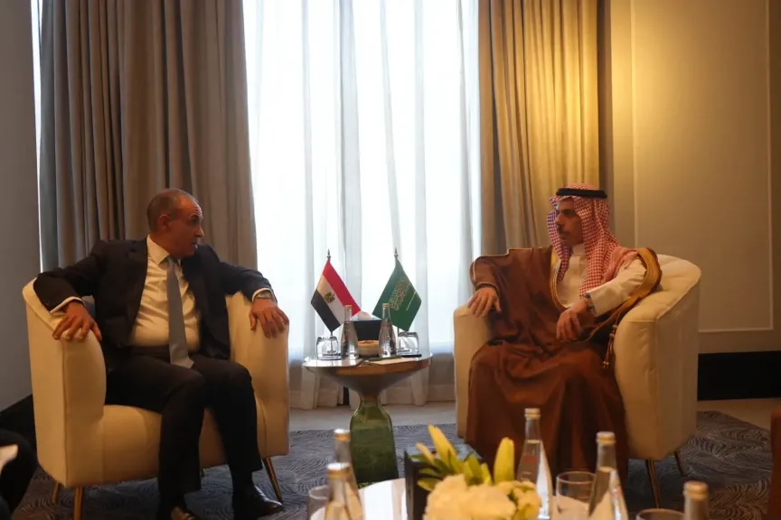 وزير الخارجية يلتقي نظيره السعودي على هامش الاجتماع الوزاري حول القدس في عمّان