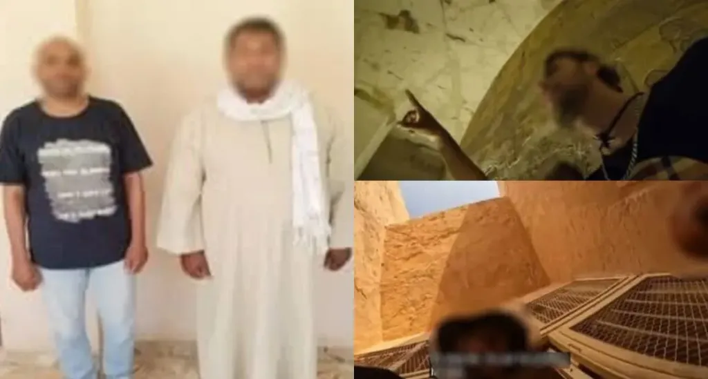 ضبط حارسين إداريين تحصلا على أموال من سائح لإدخاله مناطق أثرية غير معدة للزيارة بالأقصر