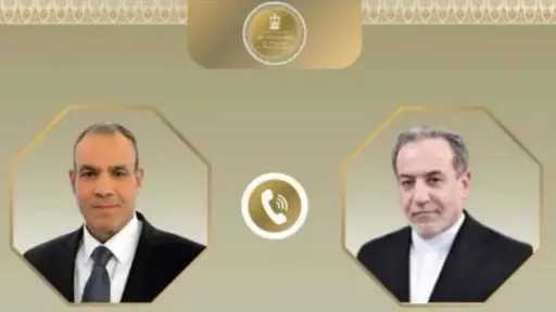 وزير الخارجية ونظيره الإيراني يبحثان التطورات في المنطقة وجهود تحقيق التهدئة