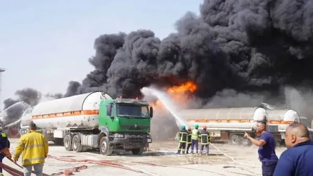 العراق: السيطرة على حريق في مجمع الدورة النفطي دون خسائر بشرية