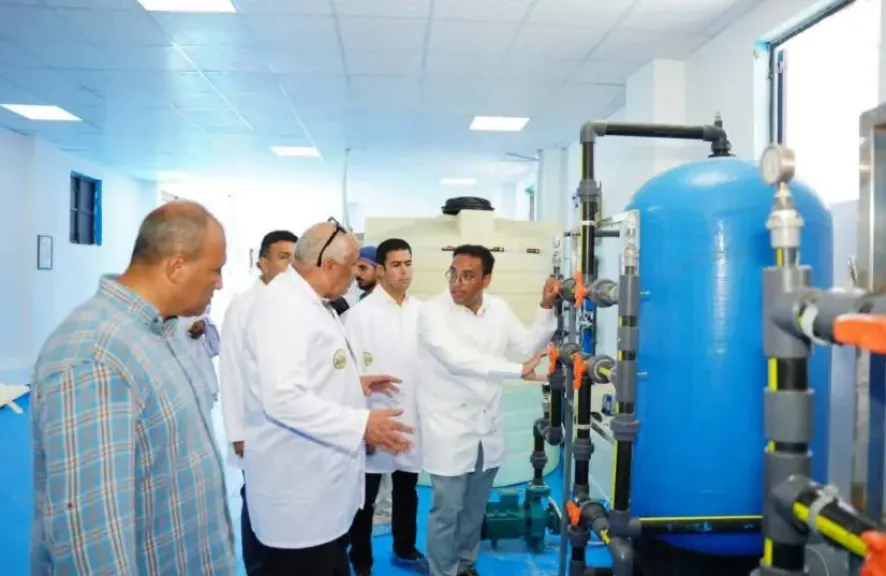 محافظ مطروح يفتتح المحطة الذكية لتحلية مياه الآبار لخدمة المصالح الحكومية