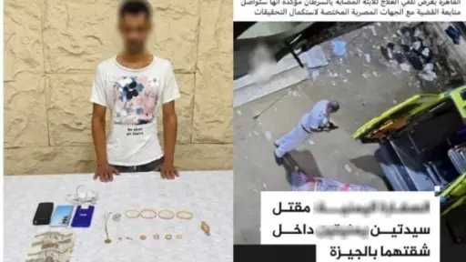الأمن يكشف تفاصيل مقتل سيدتين داخل شقتهما بالجيزة.. ضبط المتهم والمسروقات