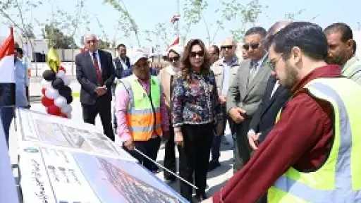 وزيرة التنمية المحلية ومحافظ القليوبية يفتتحان وحدة احتجاز المضبوطات ومركبات التكهين في الخانكة