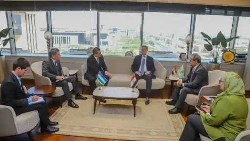 وزير الزراعة يبحث مع سفير أوزبكستان بالقاهرة تعزيز التعاون الزراعي وفرص الاستثمار المشترك