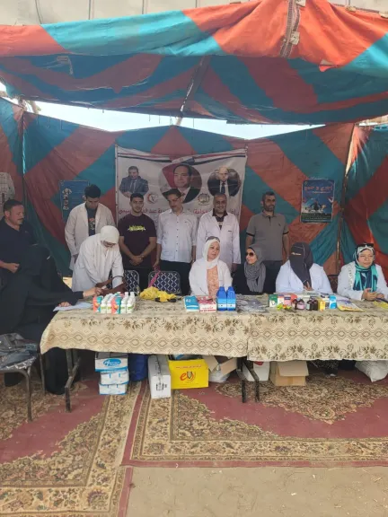 رعاية بيطرية تصل إلى المربين في القرى.. محافظ الغربية يتابع قافلة مجانية بكفر مهنا ويعلن فحص وعلاج 42 حيوانًا و1000 طائر