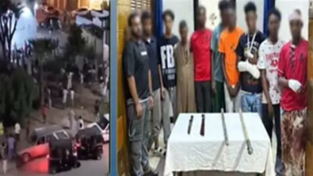 ضبط 6 سودانيين إثر مشاجرة بالأسلحة البيضاء بمنطقة السيل في أسوان