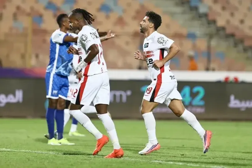الزمالك يكتسح بورت برباعية ويكمل تأهله في دوري الأبطال