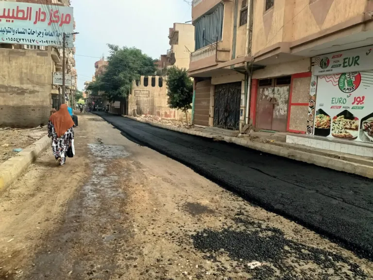 محافظ الغربية يتابع رصف شارع هندسة الري بالسنطة ضمن الخطة الاستثمارية