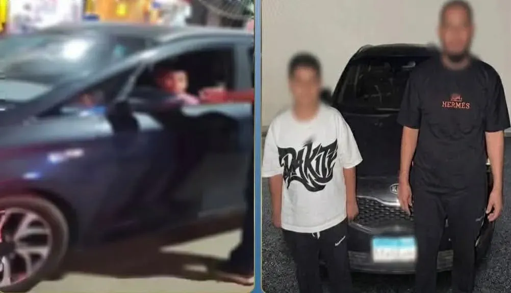 الداخلية تكشف تفاصيل فيديو قيادة طفل لسيارة والده وتعريض حياته والمواطنين للخطر بالقاهرة