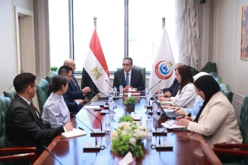 وزير الصحة يبحث سبل التعاون في التحول الرقمي للمنظومة الصحية