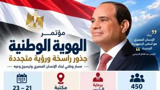 غدًا.. انطلاق المؤتمر الوطني «الهوية الوطنية» بمشاركة 450 شابًا من 27 محافظة