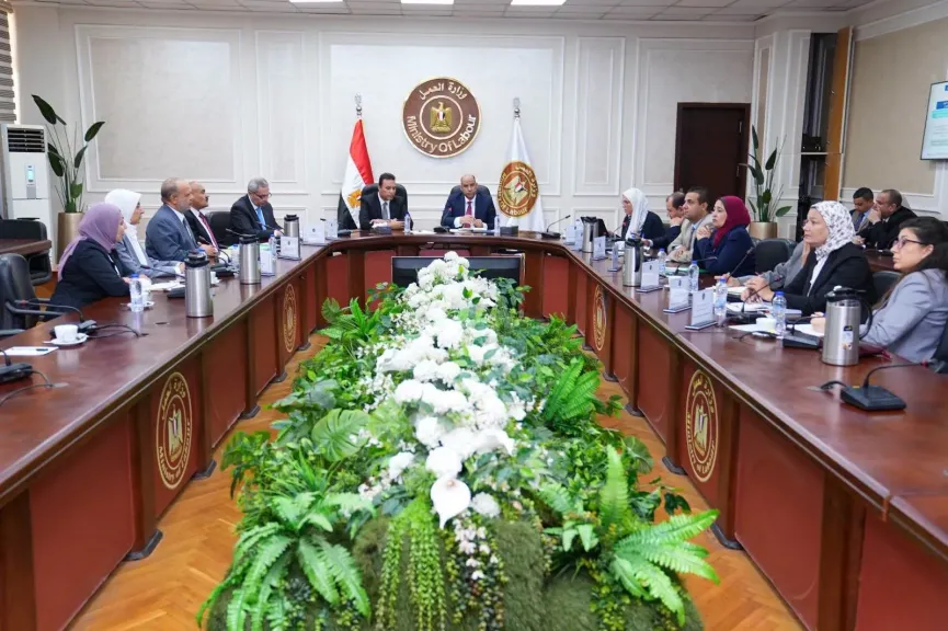 وزير العمل يلتقي رئيس الجهاز المركزي للتعبئة والإحصاء لتعزيز التعاون وتبادل البيانات لدعم ملفات العمل