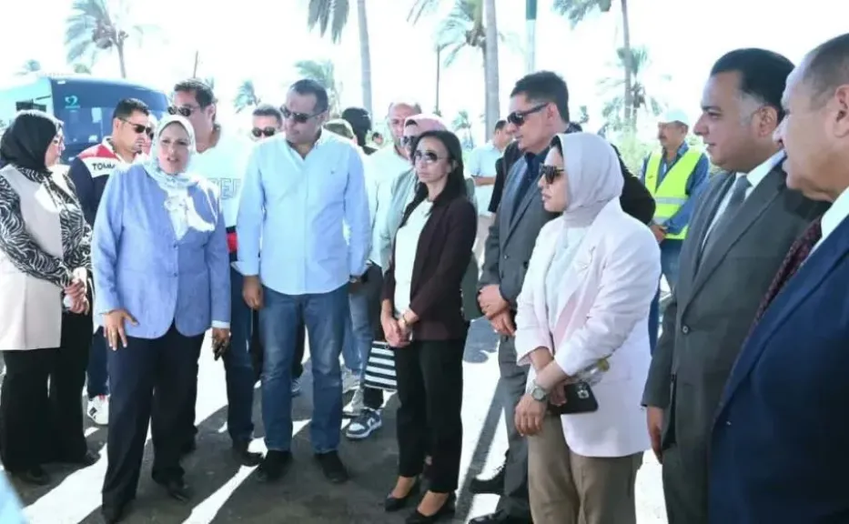 محافظ البحيرة توجه بسرعة الانتهاء من الأعمال المتبقية في رصف طريق علي ماهر