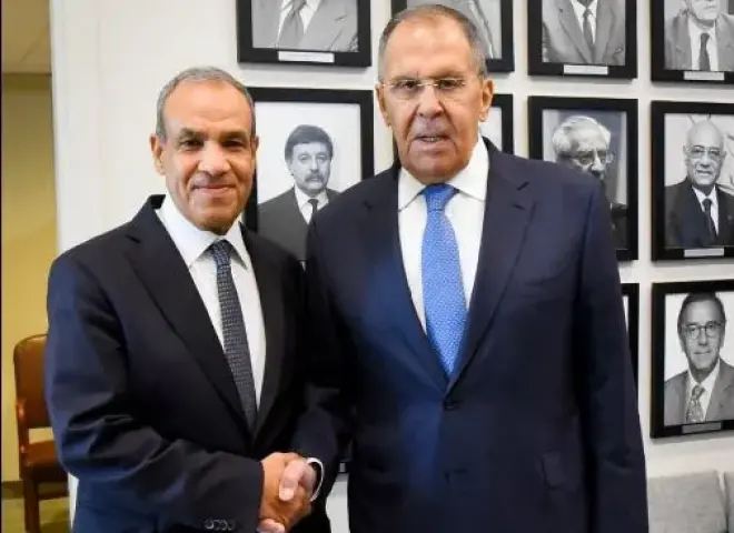 وزير الخارجية يلتقي نظيره الروسي في نيويورك