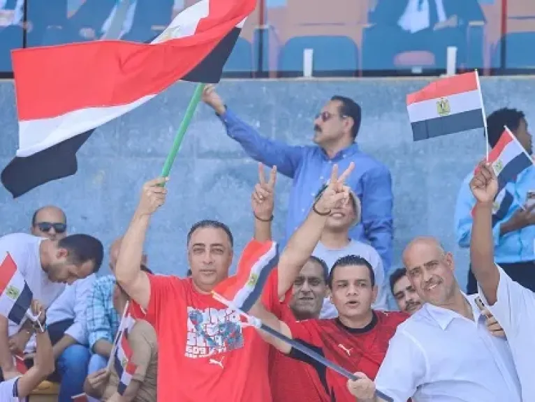 جماهير مصر تزين مدرجات جوبا قبل مواجهة جنوب السودان