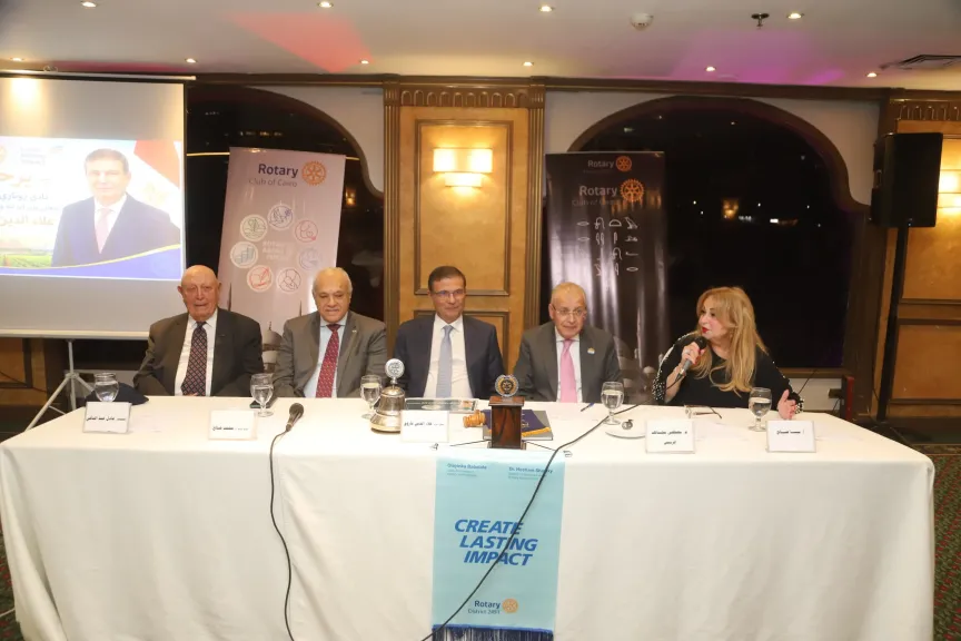 وزير الزراعة يستعرض استراتيجية تحقيق الأمن الغذائي والتحول إلى الأخضر أمام «روتاري القاهرة»