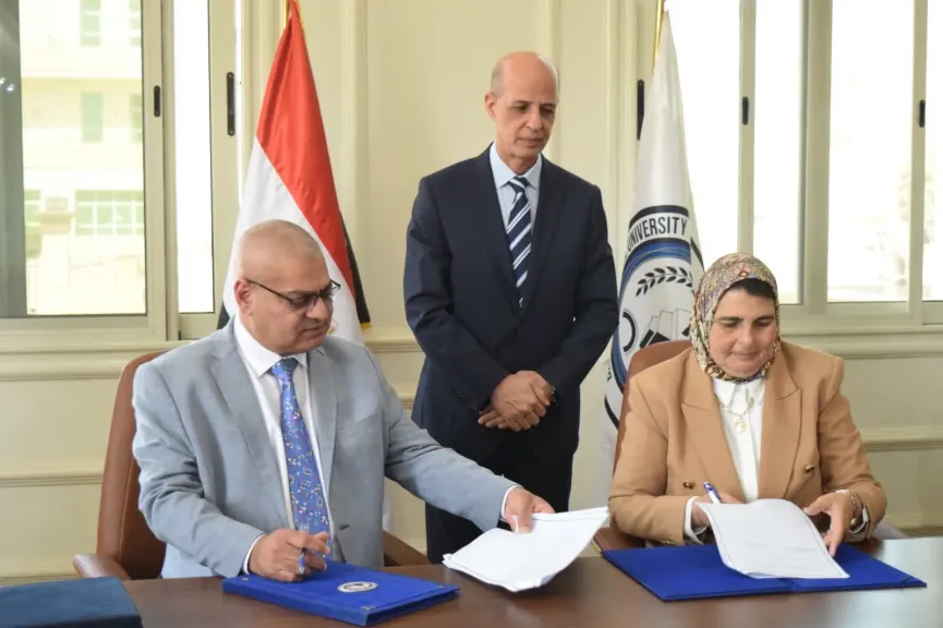 توقيع بروتوكول تعاون بين كلية التمريض الأهلية ومستشفيات جامعة بني سويف لتدريب طلاب الامتياز