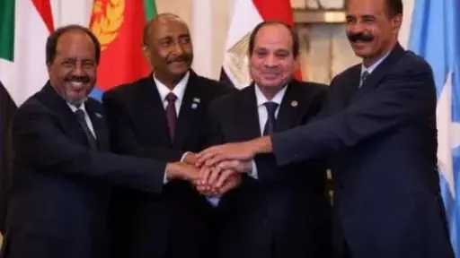 نص إعلان العلمين المشترك الصادر عن القمة الرباعية التشاورية بين مصر والسودان وإريتريا والصومال
