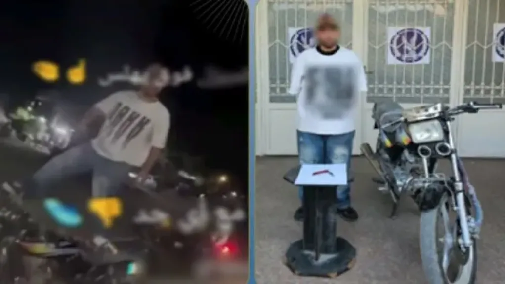 الداخلية تكشف تفاصيل فيديو شخص يستعرض بسلاح أبيض أعلى دراجة نارية في بني سويف