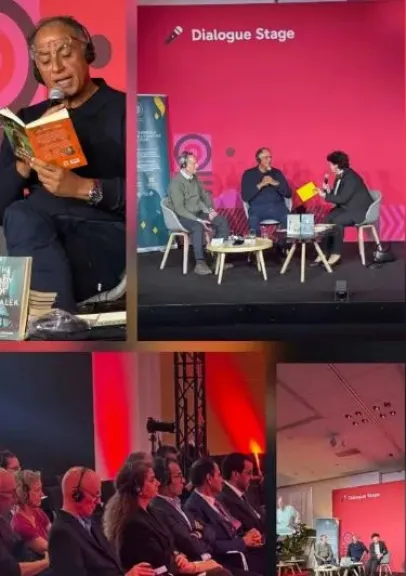 أشرف العشماوي يناقش فن ابتكار الشخصيات الروائية في معرض فرانكفورت للكتاب