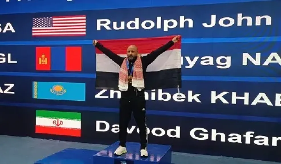 ذهبية جديدة لمصر.. حسن مدني يتوج ببطولة العالم للرواد للمصارعة في الأردن