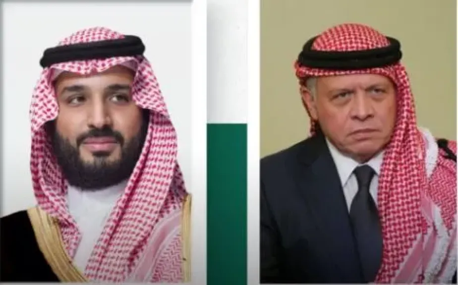 ملك الأردن يعزي ولي العهد السعودي في ضحايا الاعتداءات على المملكة