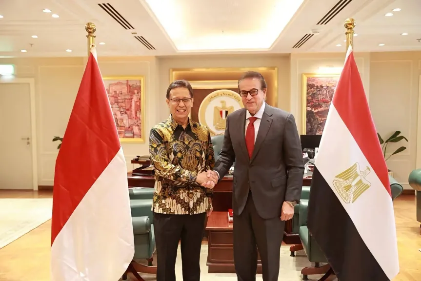 وزير الصحة والسكان يلتقي نظيره الإندونيسي لبحث تعزيز التعاون الصحي