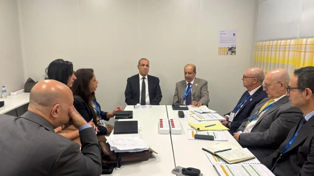 وزير الخارجية يلتقي المدير العام ورئيس مجلس إدارة الصندوق العربي للإنماء الاقتصادي والاجتماعي