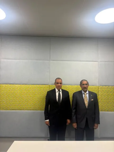 وزير الخارجية يلتقي رئيس المصرف العربي للتنمية الاقتصادية في أفريقيا