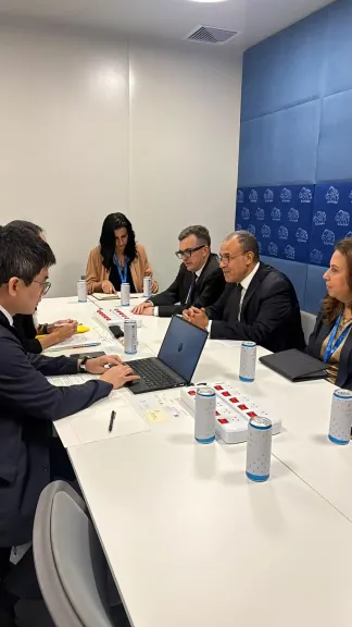 وزير الخارجية يلتقي النائب الأول لرئيس وكالة التعاون الدولي اليابانية