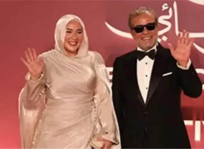 أسما شريف منير من الجونة: الحجاب مش عائق أمام أحلام المرأة.. وزوجي دعمني