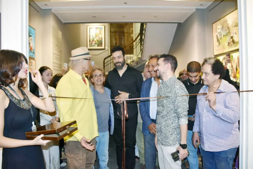 حضور كبير في quot;معرض رقم 4quot; للفنان مراد درويش بجاليري ضي الزمالك