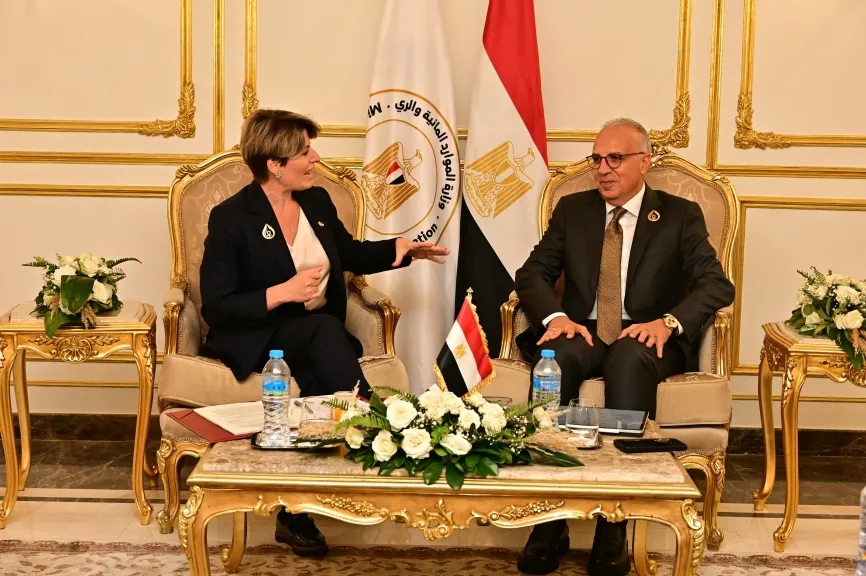 وزير الري: يلتقي وزيرة الدولة البريطانية لشئون البيئة والغذاء، لبحث تعزيز التعاون المشترك في مجالات المياه والمناخ والنمو الأخضر